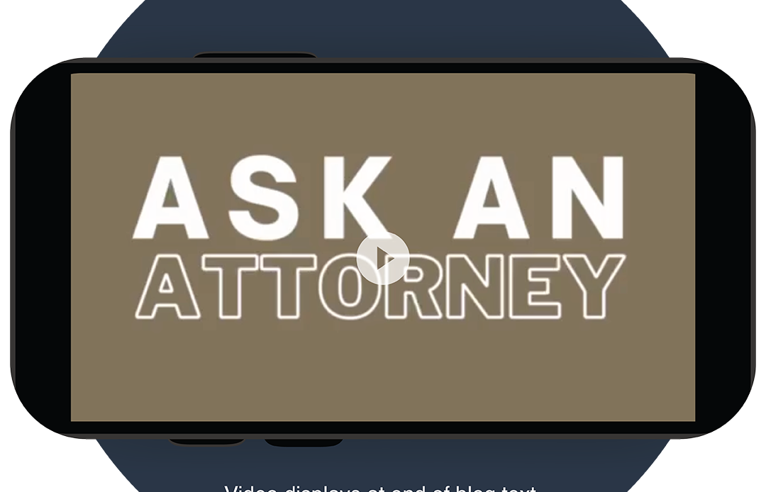 Ask an Attorney